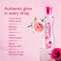 Dabur Gulabari Premium Rose Water/Face Toner - 400ml | No Paraben | Alcohol Free | Cleanses, Hydrates & Moisturises Skin | Balances & Restores Skin's  pH Levels | For All Skin Types