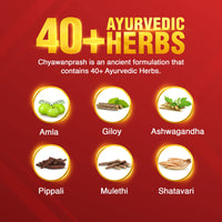 Dabur Chyawanprash - 1.5kg | 3X Immunity Action | With 40+ Ayurvedic Herbs | Helps Build Strength & Stamina | Builds Overall Health | Ayurvedic Health Supplement | Good for Digestion & Respiration