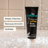 mCaffeine Deep Cleansing Coffee Face Wash for Oil Control | De Tan Face Wash for Men & Women | Daily Use Anti Pollution Face Wash For Summers | 100ml