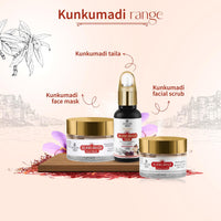 Ayouthveda Kunkumadi Face Scrub | Revitalize & Refine Skin Texture | With Walnut, Finest Kashmiri Saffron & Sunflower Extract | Cleanse Impurities & Promote New Cell Growth (Pack Of 1-50g)