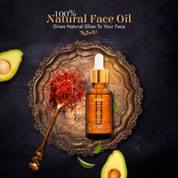Vasu Facial Beauty Oil enriched with Kumkumadi Tailam - 100% Natural Face Oil, Gives Natural Glow to Your Face, A Unique Blend of 5 Precious Oils with Potent Herbs - 25 ml