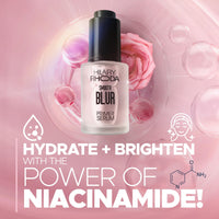 Hilary Rhoda Smooth Blur Primer Serum | Pore Minimising Serum for Face | Moisture-Locking | Infused with Niacinamide | Ultra-hydrating & Nourishes Skin | 30ml (Rose - Shade 01)
