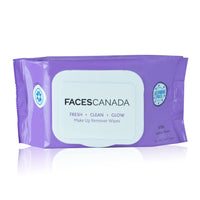 FACES Fresh Clean Glow Makeup Remover Wipes (30 Count)
