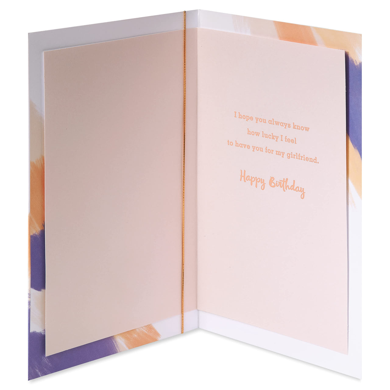 American Greetings Birthday Card for Girlfriend (How Lucky I Feel) How Lucky I Feel