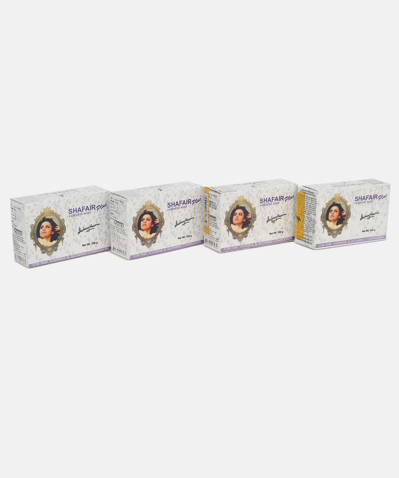 Shahnaz Husain Shafair Ayurvedic Fairness Soap, 100 g, Pack of 4