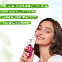 Mamaearth Beetroot Daily Glow Face Cream With Beetroot & Hyaluronic Acid - 80g|Gives Hydrated Pink Glow |Gives Instant Brightening Effect |Lightweight & Non-Greasy |Natural Glow |For All Skin Types