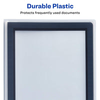 Avery Flexi-View Presentation Book, Clear Front Window for Title Page, 24 Non-Stick Pages, 1 Black Book (47690)