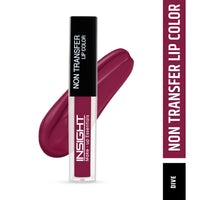 INSIGHT Non Transfer Matte Lip Color, 4Ml (14 Sugar Plum) & Lip Color, 4Ml (19 Dive)