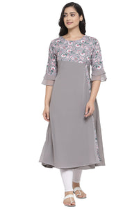 ALC Creation Women's  Crepe Regular Kurta