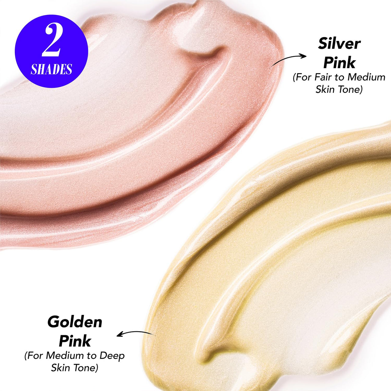 Blue Heaven Prime & Shine Flawless Illuminating Primer + Strobe Cream | Primer + Highlighter + Moisturiser |Infused with Vitamin C and Niacinamide for naturally glowing skin, Golden Pink, 25g