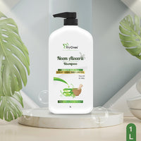 TryOnes Neem & Aloe vera Shampoo Anti Dandruff & Anti Hair Fall Herbal Hair Cleanser/Shampoo| Gets hair rid of Dandruff 1000 ml