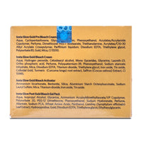 VLCC Insta Glow Gold Bleach - 30g X 4 (Pack of 4) - With Colloidal Glow For Glowing Fairness | Skin Brightening Bleach | Perfect Skin Match, Reduces Facial Hair Visibility, Brightens Complexion