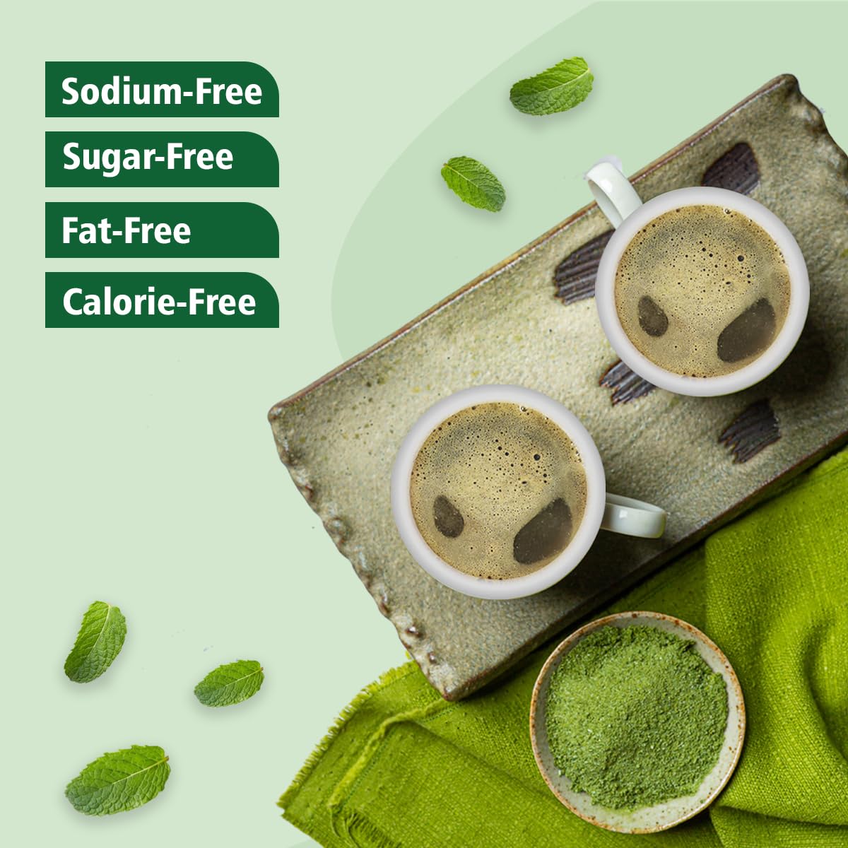 Golden Tips Authentic Japanese Mint Matcha Green Tea Powder – 100g (100 Servings) Tin Can, No Additives, Antioxidant-Rich Superfood, No Artificial Sweeteners