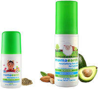 Mamaearth Easy Tummy Roll On for Digestion & Colic Relief with Hing & Fennel 40Ml & Nourishing Hair Oil for Babies 100ml (0-10 Years) Combo