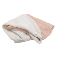 Furhaven Replacement Dog Bed Cover Sherpa & Suede Snuggery, Machine Washable - Cream, 26-inch