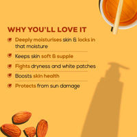 Joy Honey & Almonds Advanced Nourishing Lightweight Body Lotion 500ml | Enriched With Shea Butter | Summer Lotion With Natural Sunscreen Filters | Suitable for Normal to Dry Skin