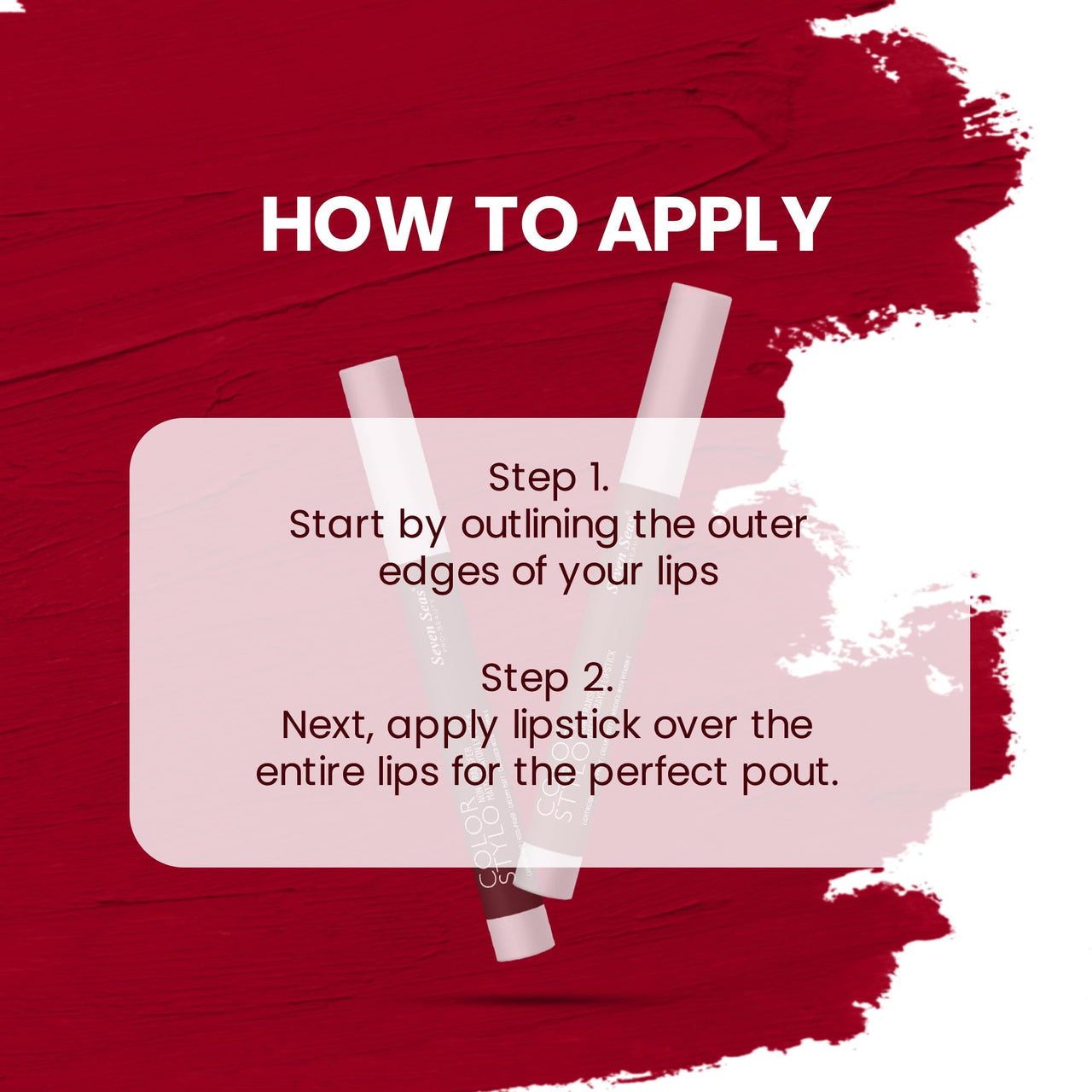 Seven Seas Color Stylo NonTransfer Matte Crayon Lipstick Matte Finish | Waterproof |Long Lasting |Lasts Up to 24 hours (Pink Promise)