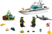 Open Box - LEGO City Great Vehicles Diving Yacht 60221 Building Kit (148 Pieces)