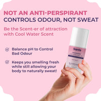 Sanfe Underarm Lightening Roll On (Soft Touch) with 5% AHA Glycolic Acid & Salicylic acid 0.5% W/W For Underarms | Lightens & Remove Pigmentation | Deodorant for Underarms | Glycoclear Technology | Men & Women