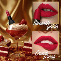 FACES CANADA Comfy Matte Velvet Touch Lipstick - Red Velvet Cake 01, 4.2g | Velvety Matte Finish | 8HR Longstay | Intense Colour | Hydrating Lips | Smooth Application