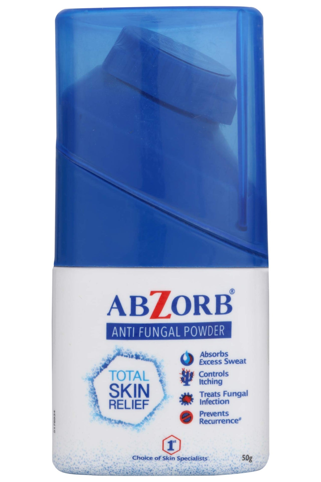 LUBEX Abzorb Anti Fungal Powder - 50 g (Pack of 3)