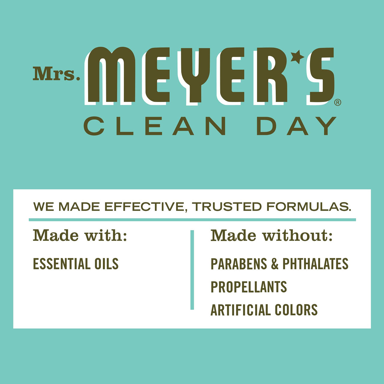 MRS. MEYER's CLEAN DAY Room and Air Freshener Spray, Non-Aerosol Spray Bottle Infused with Essential Oils, Lemon Verbena, 8 fl. oz - Pack of 3 8 Fl Oz (Pack of 3)
