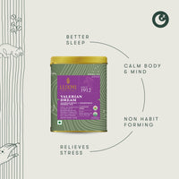 LUXMI Estates Sleep Tea With Valerian Root 50 gram Tin Pack, With Chamomile, Lavender & Valerian Root | Caffeine Free Tea Bags For Insomnia Anxiety & Stress Relief, Relaxation, Restful and Peaceful Sleep With Wellness Herbal Tea, 25 Cups