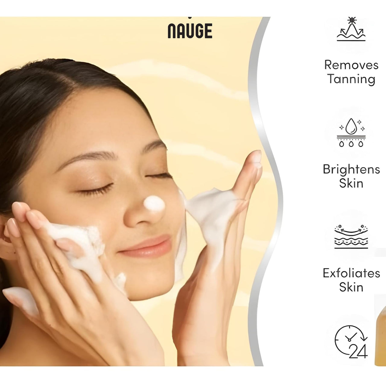 HarGhar Soaps Sandalwood & Saffron Magic Soaps For Bath (100 Gms Pack Of 3) | Paraben Free | Chandan & Kesar Bath Soap | Handmade For Glowing | Skin Brightening Soap For Men & Women (100 g (Pack of 3)) (100g (Pack of 3))