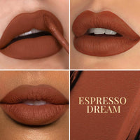 mCaffeine Shades Velvet Blur Matte Liquid Lipstick | 12 Hrs Intense Stay | Lightweight & Non-drying, Blurs Lip Creases | Transferproof & Smudgeproof | 4 ml - Passionate Crimson (Espresso Dream)