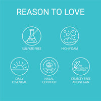 Iba Rain Drops Gel Body Wash | No Parabens No Sulfates | For Cleansing & Tan Removal | Halal Certified & Vegan - 320ml