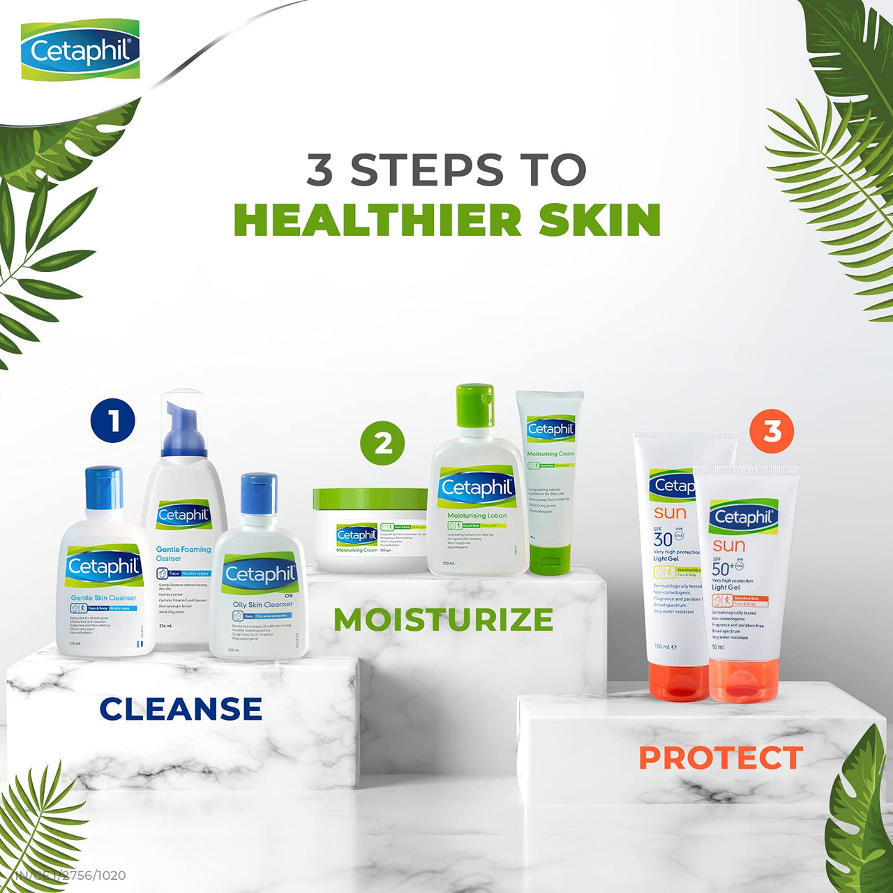 Cetaphil Brightness Reveal Creamy Cleanser - 100 G & Daily Advance Ultra Hydrating Lotion For Dry/Sensitive Skin, 100 G