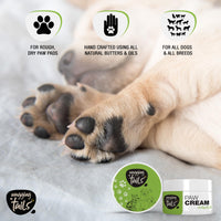 Wagging Tails Paw Cream for Pets Natural Care 50g | Daily Use to Smooth and Repair Damaged Skin | Heals, Repairs, and Moisturizes Cracked Paws, Elbows, and Dry, Itchy Snouts of Dogs, Cats, and Puppies