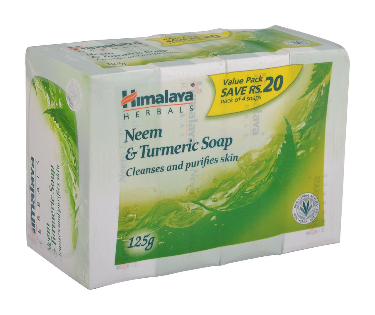 Himalaya Soap - Neem and Turmeric, 4 x 125g Pack