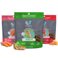 Shameless Pets Crunchy Cat Treats - Kitty Treats for Cats with Digestive Support, Natural Ingredients Kitten Treats with Real Ingredients, Healthy Flavored Feline Snacks - Variety Pack, 3-Pk Variety Pack - 3 Count 2.5 Ounce (Pack of 3)