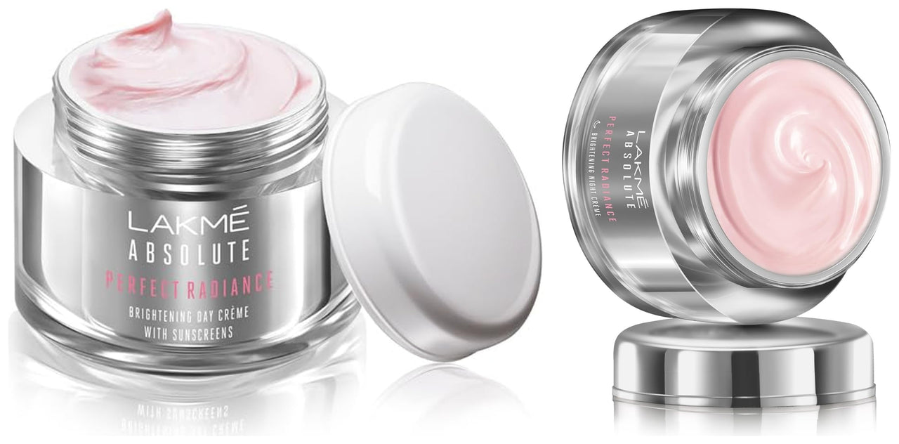 Lakmé Perfect Radiance Fairness Day Cream, 50g & Absolute Perfect Radiance Skin Lightening Night Cream, 50g