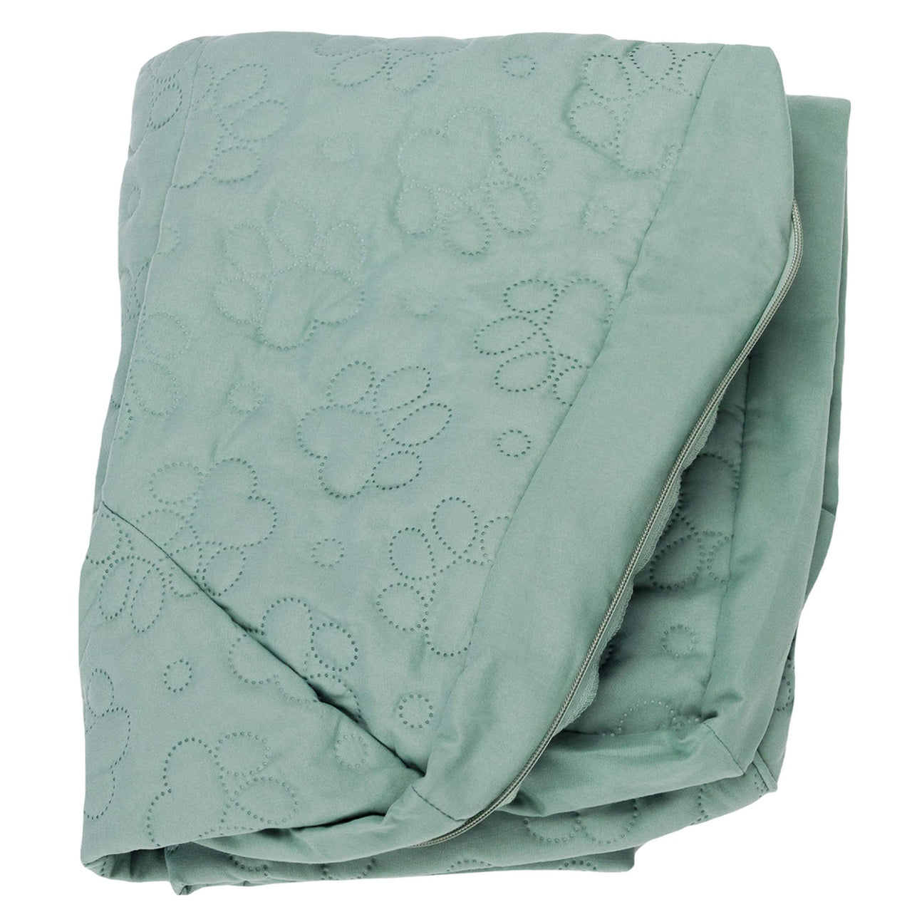 Furhaven Replacement Dog Bed Cover Pinsonic Quilted Paw L Shaped Chaise, Machine Washable - Iceberg Green, Jumbo (X-Large) Cover Only 40.0"L x 32.0"W x 0.3"Th (Quilted Paw) Iceberg Green