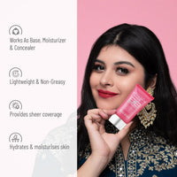 Swiss Beauty Matte Shiny Pearl Water Drop Blemish Long Lasting Balm BB Lightweight, Liquid Foundation, Face Makeup, Shade-01, 40ml
