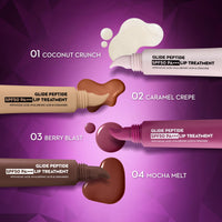 SUGAR Cosmetics Glide Peptide SPF50 PA+++ Lip Treatment | Infused Hyaluronic Acid, Ceramides & Vitamin E | Tinted Lip Balm | 10ml - 04 Mocha Melt