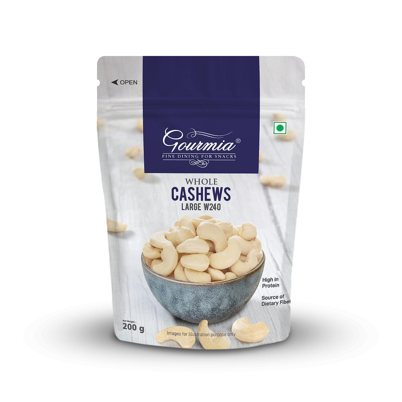 Gourmia Whole Cashews Large W240 200g