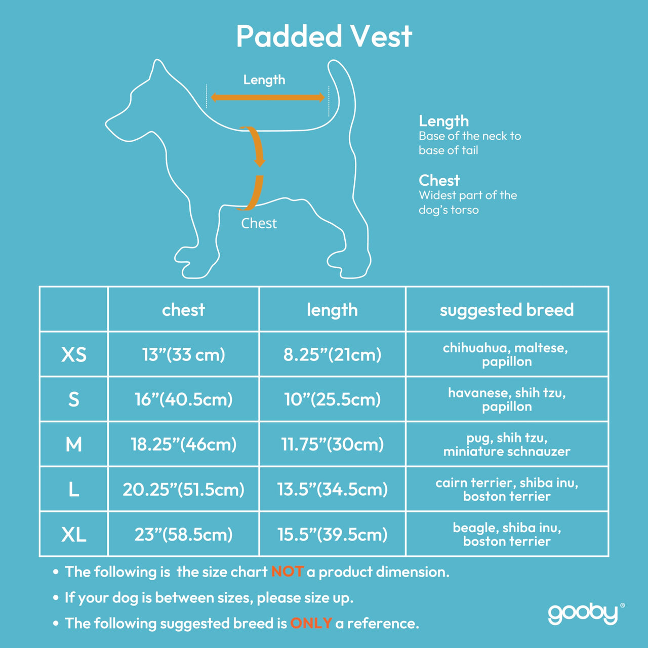 Gooby Padded Vest Dog Jacket - Pink, X-Large - Warm Zip Up Dog Vest Fleece Jacket with Dual D Ring Leash - Winter Water Resistant Small Dog Sweater - Dog Clothes for Small Dogs Boy and Medium Dogs