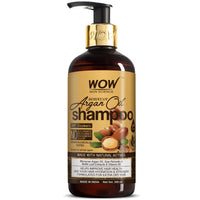 WOW Skin Science Moroccan Argan Oil Shampoo For Dry Hair/Dandruff/Hair Loss/Hair Growth/Frizzy Hair - 300 ml