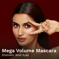Pilgrim Mega Volume Waterproof Mascara High-definition Volume Smudge-proof Black Passion-02 | 5ml