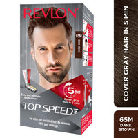 Revlon Top Speed Hair Color - Men -Dark Brown 65M