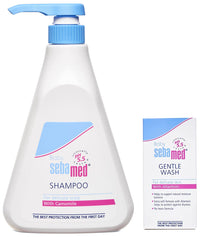 Sebamed Childrens' Shampoo, 500ml & Seba med gentle baby wash (50ml)