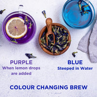 Yumavi Butterfly Pea Tea - 30 gm || No Harmful PET Jars or Plastic || Natural Blue Pea Antioxidant Tisane || Immunity Booster & Stress Reliever || Vegan, GMO and Gluten Free || No Caffeine Herbal Tea