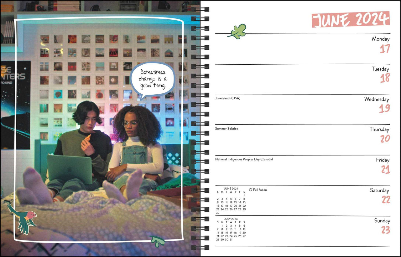 Heartstopper 16-Month 2023–2024 Weekly/Monthly Planner Calendar with Bonus Stickers