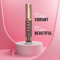 Seven Seas Pure Liquid Lipstick, Matte Finish, Purple (Castro 1, 7ml)