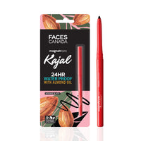 FACESCANADA Ultimepro Hd Deep Black One Stroke Pencil Kajal 1.4G & Magneteyes Kajal - Black, 0.35G, Matte Finish