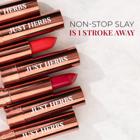 Just Herbs Ultra Matte Bullet Lipstick Nourishing Non Drying and Long Stay Lipsticks for Women 4 g (Hot Pink Pop)