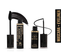 Shryoan Immortal Eye Kit: Liquid Eyeliner & Extra Lash Mascara | Intense, Smudge-Proof & Waterproof | Dramatic Volume & Precision | Long-Lasting Matte Finish